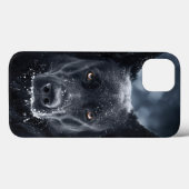 Black German Shepherd Case-Mate iPhone Case (Achterkant (horizontaal))