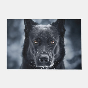 Black German Shepherd Deurmat