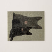 Black German Shepherd Dog - GSD Legpuzzel (Horizontaal)