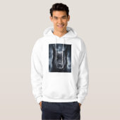 Black German Shepherd Hoodie (Voorkant volledig)