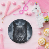 Black German Shepherd Papieren Bordje (Feest)