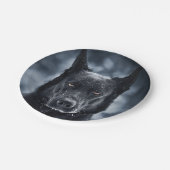 Black German Shepherd Papieren Bordje (Gekanteld)