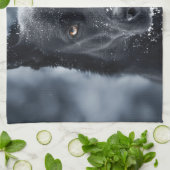 Black German Shepherd Theedoek (Gevouwen)