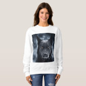 Black German Shepherd Trui (Voorkant volledig)