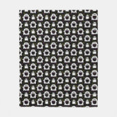 Black Ghost Fleece Deken (Voorkant)