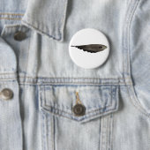 Black Ghost Ronde Button 5,7 Cm (In situ)