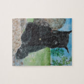 Black Giant Schnauzer Legpuzzel (Horizontaal)