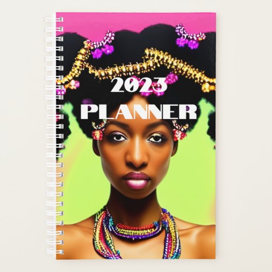 Black girl 2023 Planner (Devant)