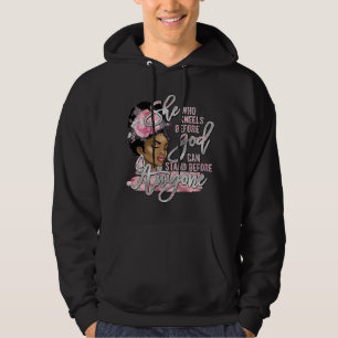 Black Girl die ze kent voor God Christelijke Afr Hoodie