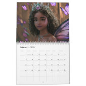 Black Girl Fairy Magic 2026 Calendar Kalender (Feb 2026)