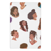 Black Girl Hairstyle Mini Klembord (Achterkant)