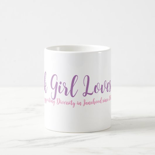 Black Girl Loves Jane Classic Mug en blanc (Centre)