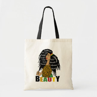 Black Girl Magic African American Woman Melanin La Tote Bag