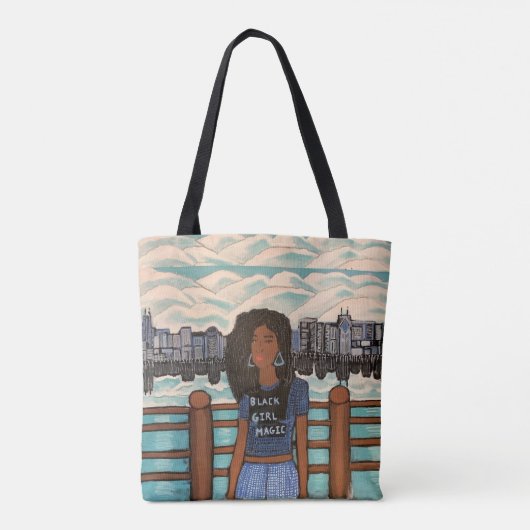 Black Girl Magic bag Draagtas (Achterkant)