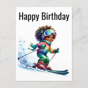 Black Girl Magic Birthday Sista Melanin Woman Feestdagenkaart