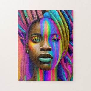 Black Girl Magic Birthday Sista Melanin Woman Legpuzzel