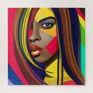 Black Girl Magic Birthday Sista Melanin Woman Legpuzzel