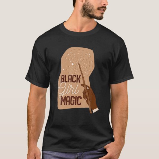 Black Girl Magic Black History BHM African T-shirt (Voorkant)