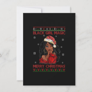 Black Girl Magic Merry, Afrikaans-Amerikaans Kaart