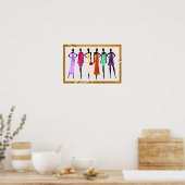 Black Girl Magic Poster (Keuken)