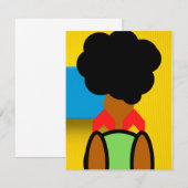 Black Girl Note-kaarten Notitiekaartje (Voorkant / Achterkant)