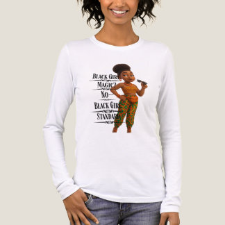 Black Girl Standard,Afro Modern,Pixarstyle 3d Tri-Blend Shirt