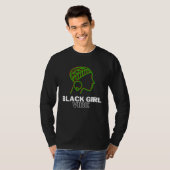 Black Girl Vibe  Magic Melanin Queen African Ameri T-shirt (Voorkant volledig)