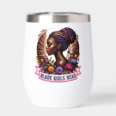 Black Girls Read Logo Vin Tumbler (Arrière)