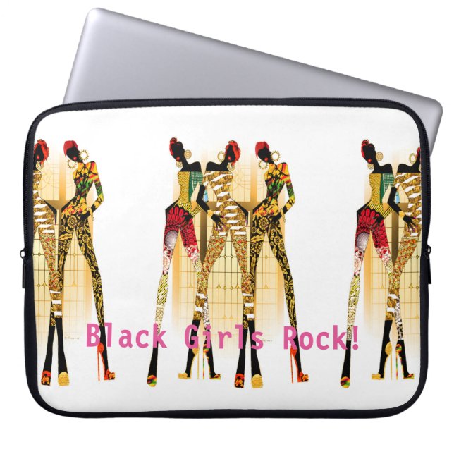 Black Girls Rock! Laptop Sleeve (Voorkant)