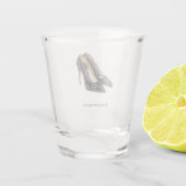 Black Glam High Heels Shot Glas (Achterkant)