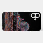 Black Glas in lood Santa Monica Pier Case-Mate iPhone Case (Achterkant (horizontaal))