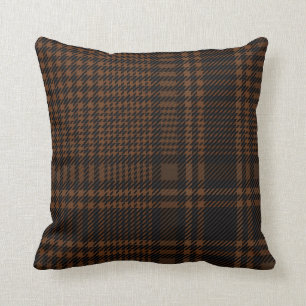 Black Glen Check Houndstooth Patroon Kussen