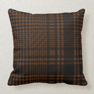 Black Glen Check Houndstooth Patroon Kussen