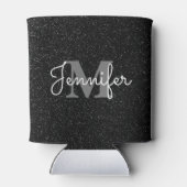 Black Glitter Blikjeskoeler (Achterkant)