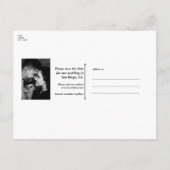 Black Glitter Glam Sparkle Skull Gothic Bewaardatu Aankondigingskaart (Achterkant)