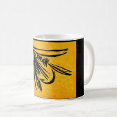 "Black Gnat" Truite classique Volant Mug (Devant droit)
