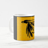 "Black Gnat" Truite classique Volant Mug (Devant gauche)