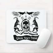 Black Goat Corrupt Trinity Crest Muismat (Met muis)