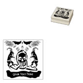Black Goat Corrupt Trinity Crest Rubberstempel (Gestempeld)