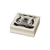Black Goat Corrupt Trinity Crest Rubberstempel (Stempel)