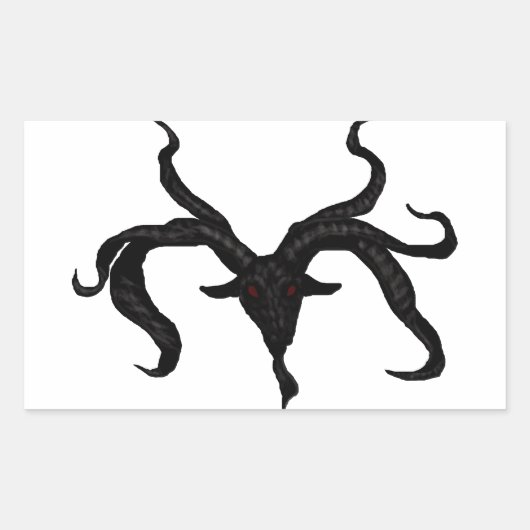 Black Goat Demon sticker (Voorkant)