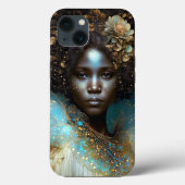 Black Goddess Fantasy Art Case-Mate iPhone Case (Achterkant)