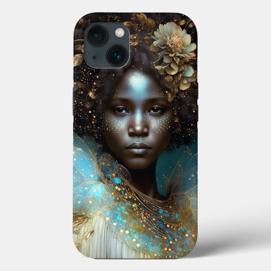 Black Goddess Fantasy Art Case-Mate iPhone Case (Achterkant)