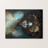 Black Goddess Fantasy Art Legpuzzel (Horizontaal)