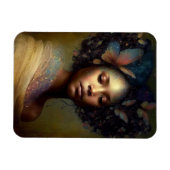 Black Goddess Fantasy Art Magneet (Horizontaal)