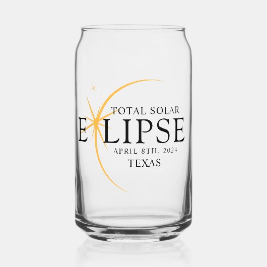 Black & Gold 2024 Texas Total Solar Eclipse (Recto)