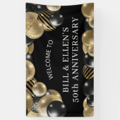 Black Gold 50e Jubileum Welkom Spandoek (Verticaal)