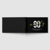 Black Gold 90th Birthday Gastenboek (Volledig)