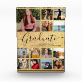 Black Gold Afstuderen Collage Afstuderen Photo Blo Fotoblokken (Voorkant)