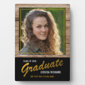 Black Gold Afstuderen Foto Keepomwille Brown Wood Fotoplaat (voorkant)